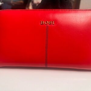 Bosi Vibrant Red Women's Wallet leather